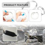 10-Piece Adjustable CV Boot Clamp Kit