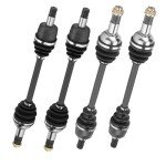 ATV CV Axle Drive Shaft Assembly Set - Grizzly