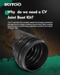 SCITOO CV Axle Boot Kit for Ford F-150