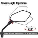 ATV Hawk-eye Universal Side Mirrors with Clamp