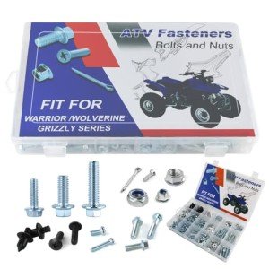 260PCS ATV Fasteners Bolt Kit for Grizzly & Wolverine