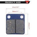 Blue ATV Rear Disc Brake Pads - PRO BAT