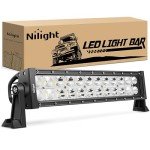 Nilight 72W 13.5" LED Work Light Bar