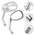 Universal 10mm Chrome ATV Rear View Mirrors