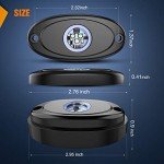 Nilight 4PCS Waterproof LED Rock Lights - White