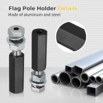 M MATI Quick Release Flag Pole Holders - 2 Pack