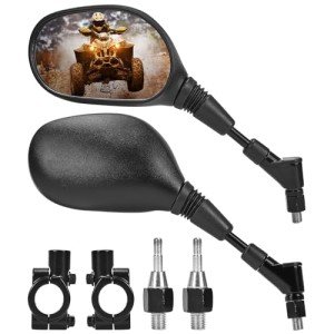 Adjustable 10MM ATV Side Rearview Mirrors