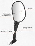 Adjustable 10MM ATV Side Rearview Mirrors