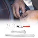 QWORK Axle Clamp Pliers with 20 CV Boot Clamps