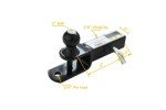 MaxxHaul 3-in-1 ATV Trailer Hitch with Ball