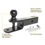 MaxxHaul 3-in-1 ATV Trailer Hitch with Ball