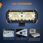 Nilight 120W LED Pod Lights - Flood/Spot Combo