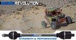 SuperATV Heavy Duty Rhino 2.0 Front Axles Pair
