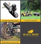 Black Boar UTV ATV Multi-Hitch with 2” Ball