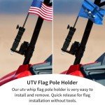 Quick Release Flag Pole Holder for ATV, UTV