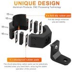 Adjustable Whip Light Mounts for ATV/UTV - Pack of 2