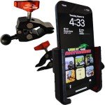 All-Metal Multi-Purpose Phone Holder for ATV & More