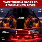 RGB Rock Lights with App Control for ATVs & Trucks