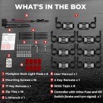 RGB Rock Lights with App Control for ATVs & Trucks