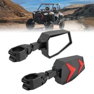 KEMIMOTO UTV Side View Mirrors for 1.75-2" Roll Bars