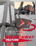 KEMIMOTO UTV Side View Mirrors for 1.75-2" Roll Bars