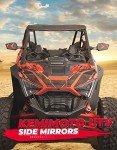 KEMIMOTO UTV Side View Mirrors for 1.75-2" Roll Bars
