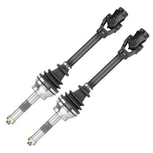 Front Left or Right CV Axle Set for 1997-2009 Polaris Scrambler 500 4x4 2000-2008 Sportsman 500 6x6, Replace for 1380063 1380066, 1380085 1380113, 1380114, 2 Front Axle