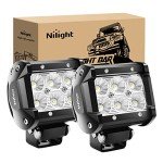 Nilight 18W LED Flood Pods for Off-Road Use