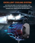 LEDMIRCY 4-Inch LED Pod Light Bar Kit
