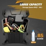 KEMIMOTO 69 QT UTV Rear Cargo Box for Polaris