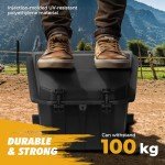 KEMIMOTO 69 QT UTV Rear Cargo Box for Polaris