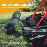 KEMIMOTO 69 QT UTV Rear Cargo Box for Polaris