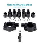 Adjustable ATV Mirrors with 360-Degree Ball Joint