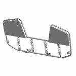 Polaris Rear ATV Rack Assembly, Matte Black