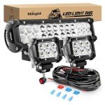 Nilight 12" Spot Combo Bar & 4" Fog Lights