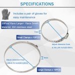 ReluxGo ATV Axle Boot Clamp Tool Set 20 PCS