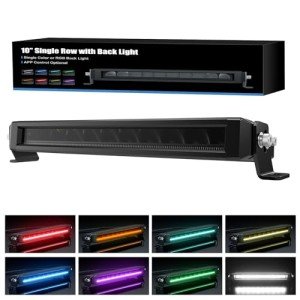 4WDKING 10" RGBW LED Light Bar for Off-Road