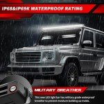 4WDKING 10" RGBW LED Light Bar for Off-Road