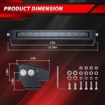 4WDKING 10" RGBW LED Light Bar for Off-Road