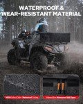 61L Waterproof ATV Storage Bag with Cushion