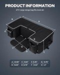 61L Waterproof ATV Storage Bag with Cushion