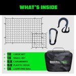 Rhino USA Bungee Cargo Net Set with Accessories