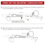 Adjustable Bar End Mirrors for Motorcycles (2-Pack)