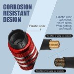 Metal Tire Valve Stem Caps - Leak-Proof, 5 Pack