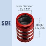 Metal Tire Valve Stem Caps - Leak-Proof, 5 Pack