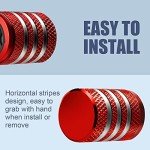 Metal Tire Valve Stem Caps - Leak-Proof, 5 Pack