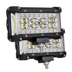 Muto-Beam LED Pod Lights - 2 Pack, 5 Inch