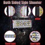 Muto-Beam LED Pod Lights - 2 Pack, 5 Inch
