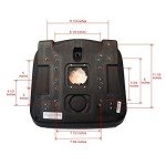 High Back Vinyl Seat for UTV/ATV & Lawn Mower