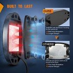 Nilight 6PCS Waterproof LED Rock Light Pods